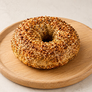 The Works bagel