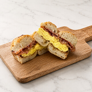 Egg and cheese sandwich
